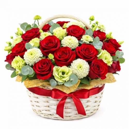 Корзина с цветами «Чудо»