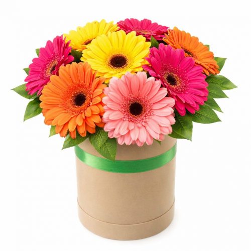 Цветочная композиция «Яркий калейдоскоп»