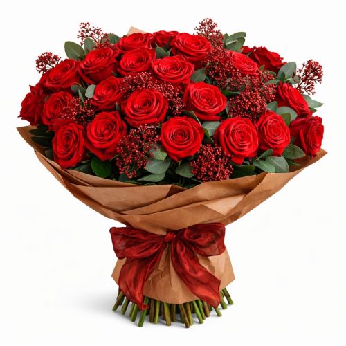 Букет «Красное очарование»