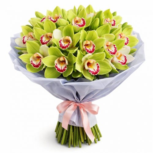 Букет орхидей «Солнечный восторг»