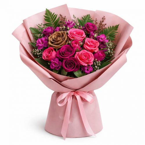 Букет «Розовое очарование»