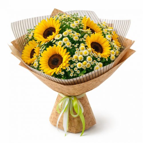 Букет цветов «Летнее Сияние»