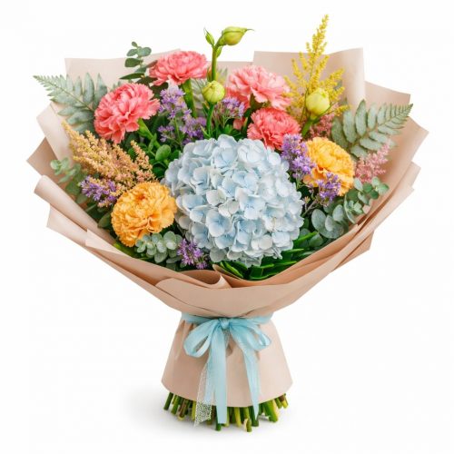 Букет цветов «Мега гортензия»