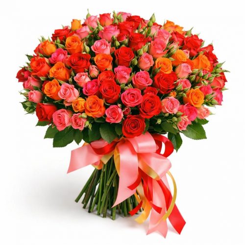 Букет цветов «Пышный Микс»