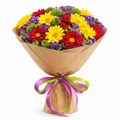 Букет цветов «Яркий Микс»