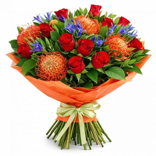 Флористический букет «Лунная фантазия»