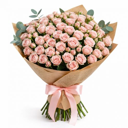 Монобукет цветов «Нежный рассвет»