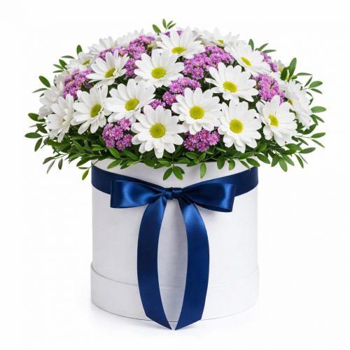 Цветочная композиция «Белоснежная мелодия»