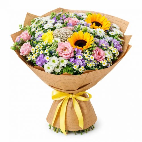 Цветочный букет «Солнечный день»